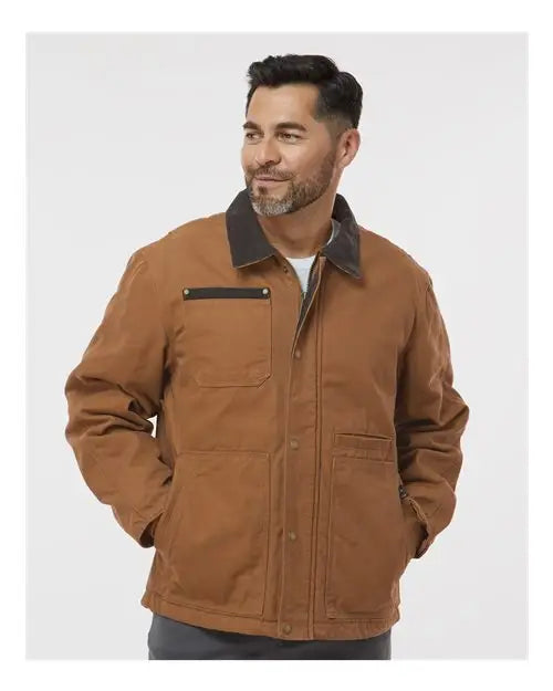 Dri Duck 5091d Rambler Boulder Cloth Jacket - 5091 - Saddle