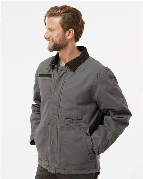 Dri Duck 5091t Rambler Boulder Cloth Jacket Tall Sizes - Gravel