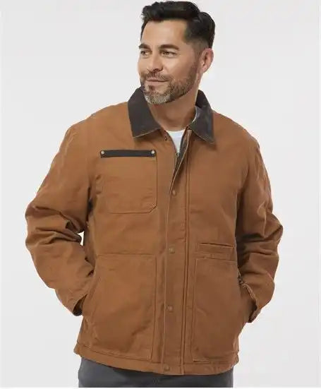 Dri Duck 5091t Rambler Boulder Cloth Jacket Tall Sizes - Saddle - Lt
