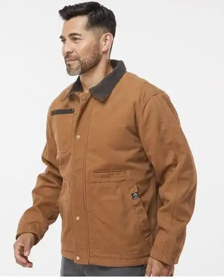 Dri Duck 5091t Rambler Boulder Cloth Jacket Tall Sizes - Saddle