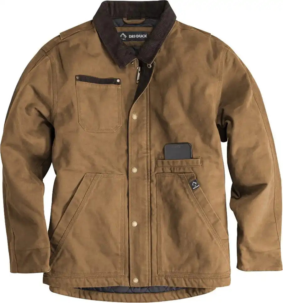 Dri Duck 5091t Rambler Boulder Cloth Jacket Tall Sizes - Saddle - Lt