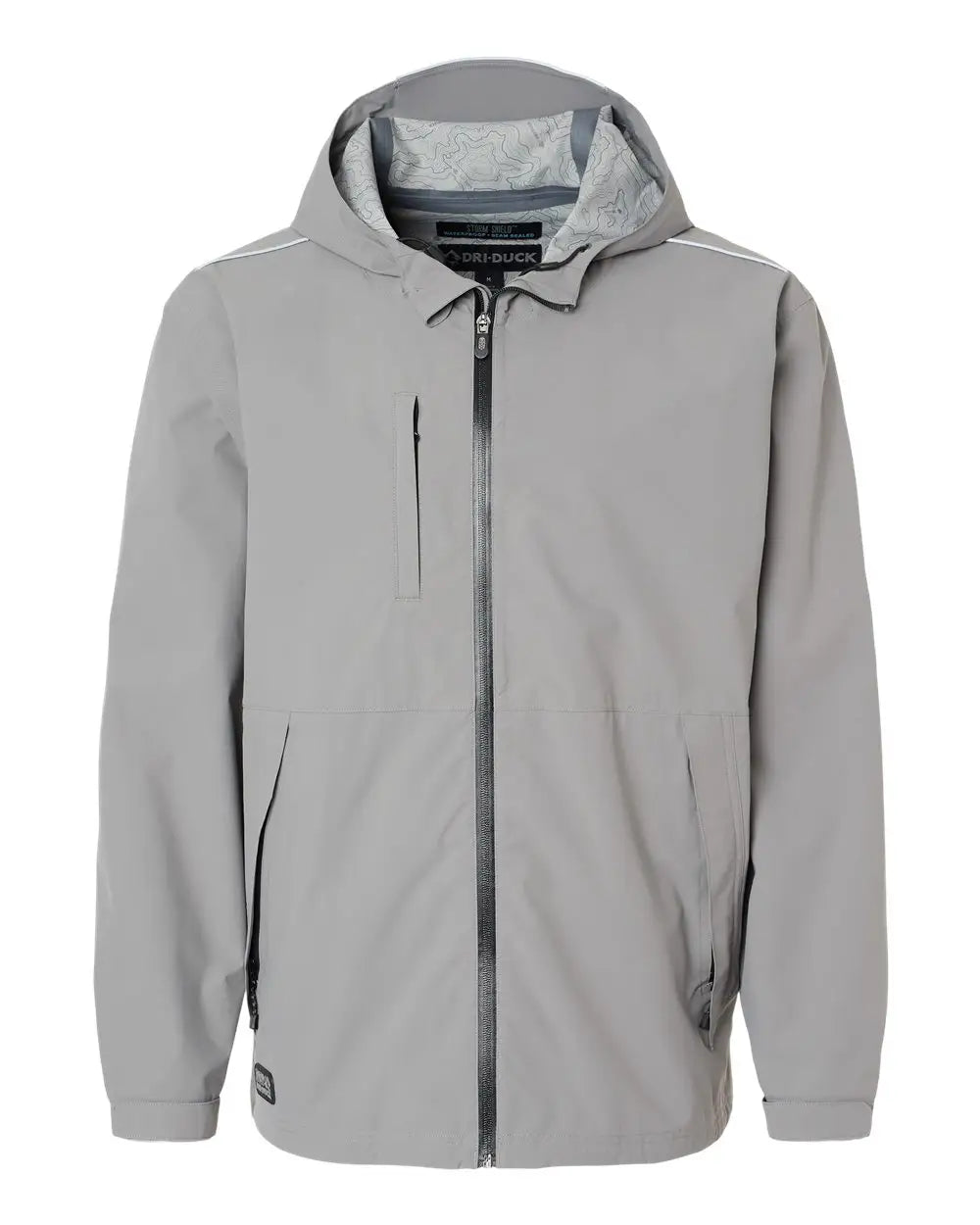 Dri Duck 5302 Challenger Full-zip Jacket - Grey - Gray / s