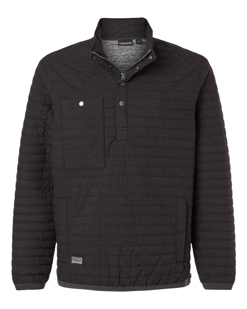 Dri Duck 5303d Keystone Quilted Pullover - 5303 - Black - Adult s