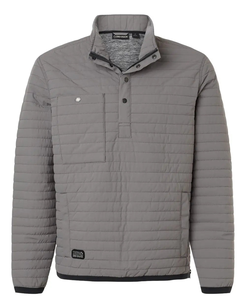 Dri Duck 5303d Keystone Quilted Pullover - 5303 - Gray - Adult s