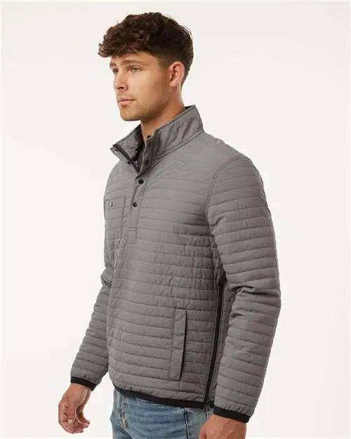 Dri Duck 5303d Keystone Quilted Pullover - 5303 - Gray