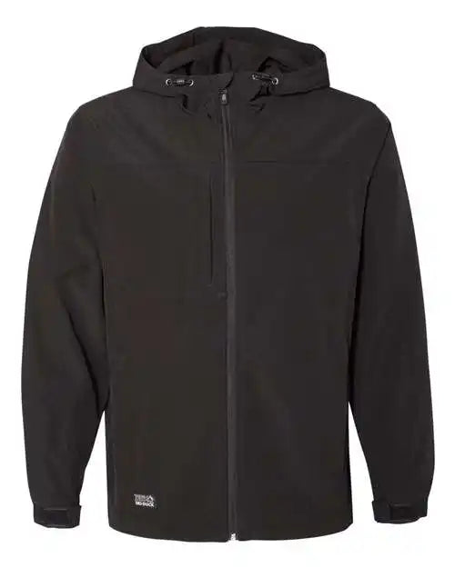 Dri Duck 5310 Apex Soft Shell Hooded Jacket Black