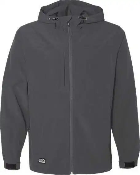 Dri Duck 5310 Apex Soft Shell Hooded Jacket Charcoal