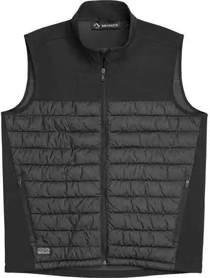 Dri Duck 5318 Summit Soft Shell Puffer Vest - Black