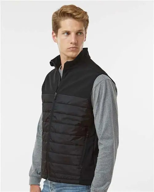 Dri Duck 5318 Summit Soft Shell Puffer Vest - Black