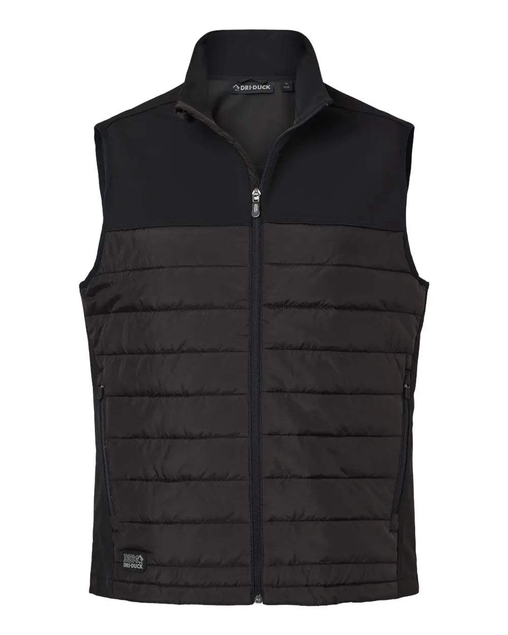 Dri Duck 5318 Summit Soft Shell Puffer Vest - Black - s