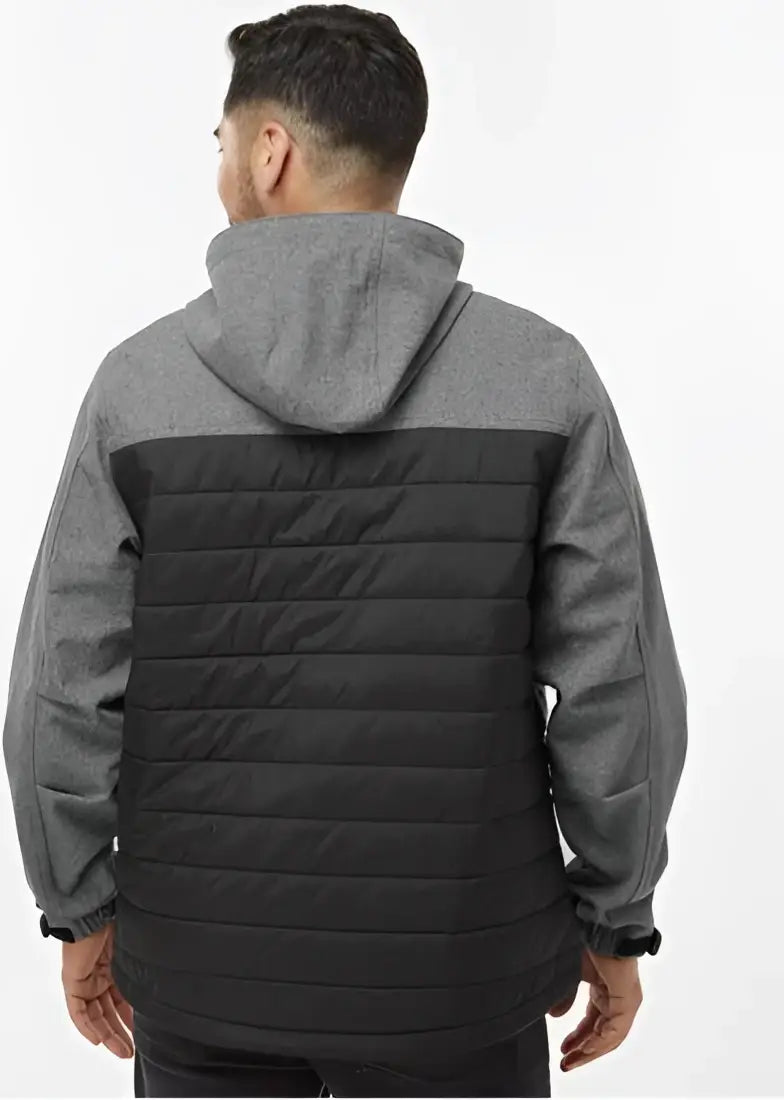 Dri Duck 5324 Pinnacle Soft Shell Puffer Jacket - Black Heather