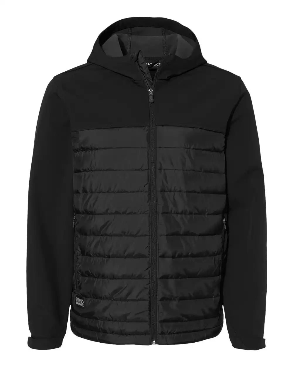 Dri Duck 5324 Pinnacle Soft Shell Puffer Jacket - Black - s