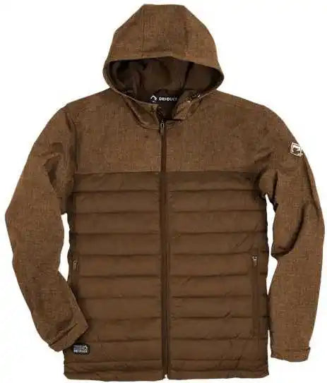Dri Duck 5324 Pinnacle Soft Shell Puffer Jacket - Saddle Heather