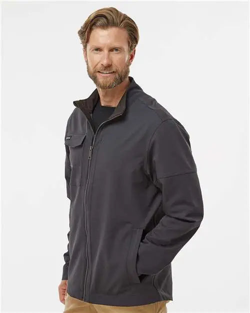 Dri Duck 5327 Ace Woven Stretch Soft Shell Jacket - Charcoal