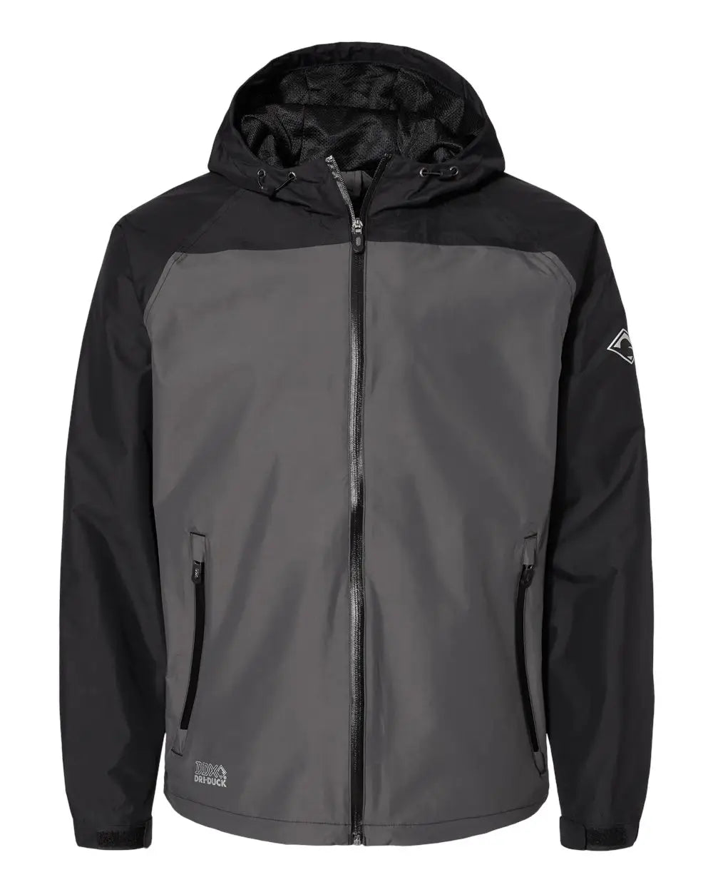 Dri Duck 5335 Torrent Waterproof Hooded Jacket - Charcoal Black - Charcoal/ / Xs