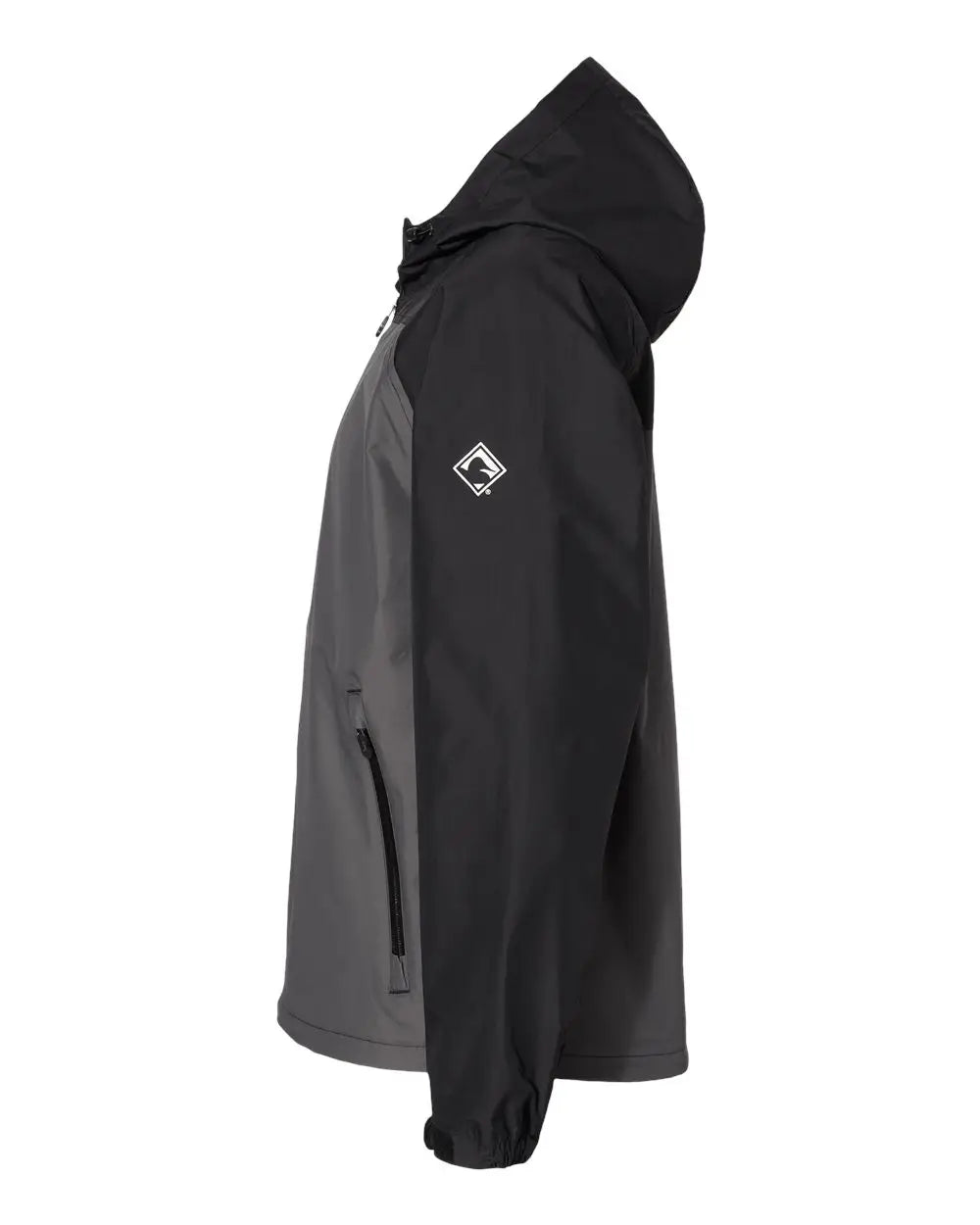 Dri Duck 5335 Torrent Waterproof Hooded Jacket - Charcoal Black