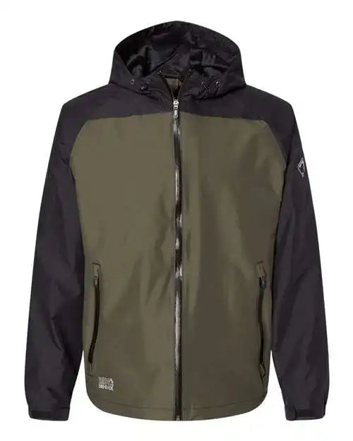 Dri Duck 5335 Torrent Waterproof Hooded Jacket - Olive Black