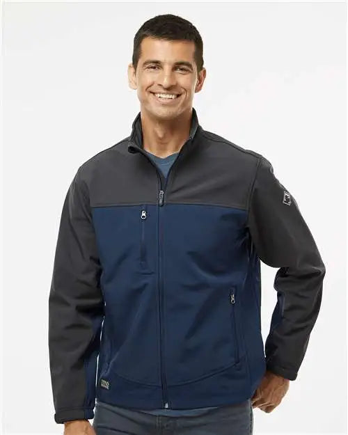 Dri Duck 5350 Motion Soft Shell Jacket - Deep Blue Charcoal