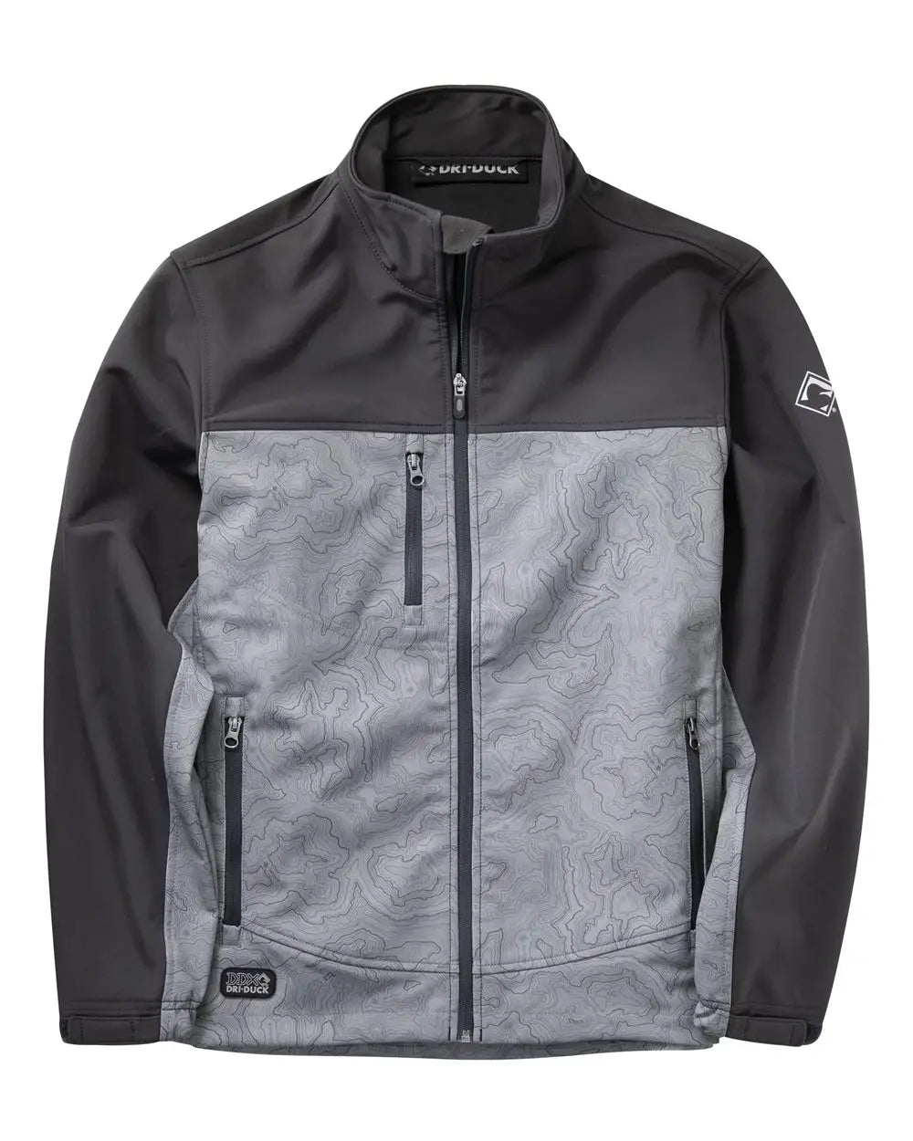 Dri Duck 5350 Motion Soft Shell Jacket - Topo Charcoal - Dark Gray / s
