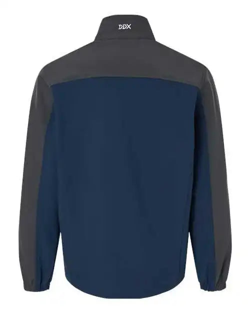 Dri Duck 5350t Motion Soft Shell Jacket Tall Sizes - Deep Blue Charcoal