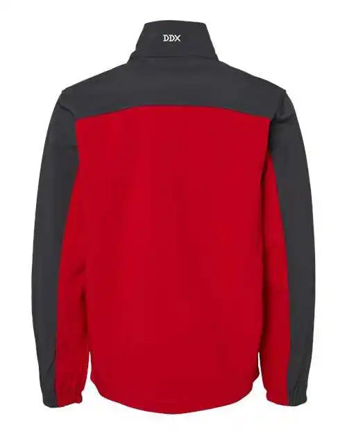 Dri Duck 5350t Motion Soft Shell Jacket Tall Sizes - Red Charcoal