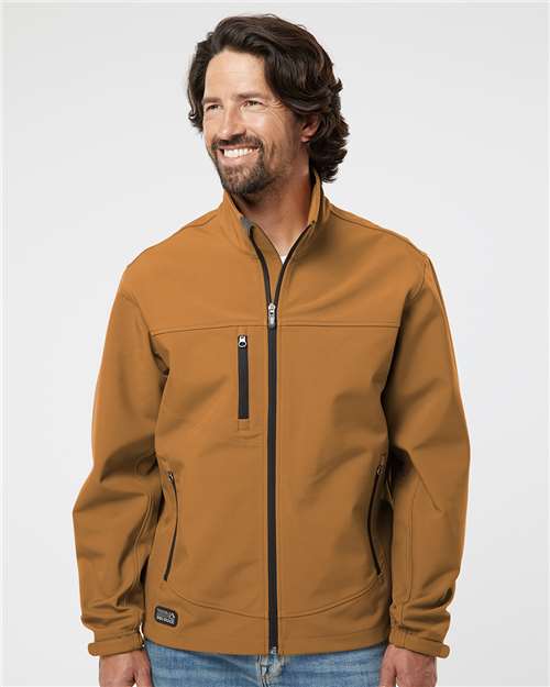 Dri Duck 5350t Motion Soft Shell Jacket Tall Sizes - Saddle