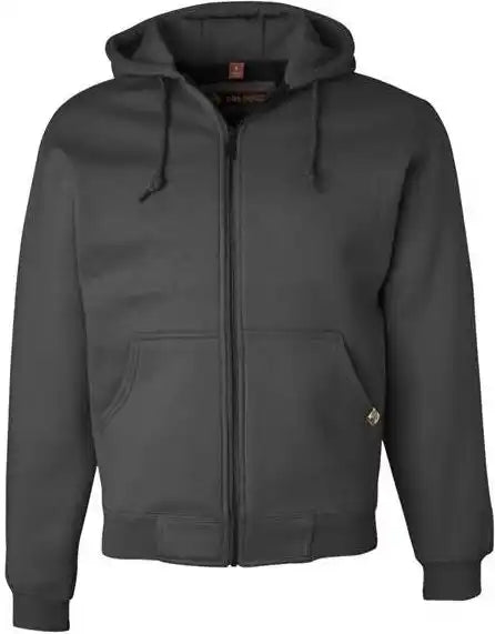 Dri Duck 7033 Crossfire Heavyweight Power Fleece Hooded Jacket with Thermal Lining Dark Oxford