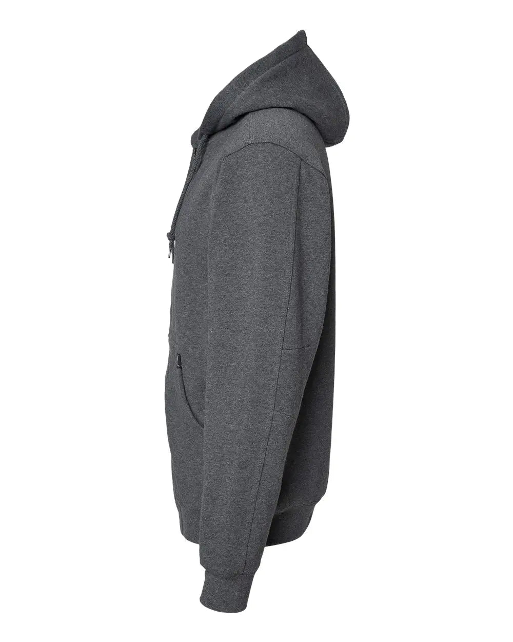 Dri Duck 7033 Crossfire Heavyweight Power Fleece Hooded Jacket with Thermal Lining - Dark Oxford