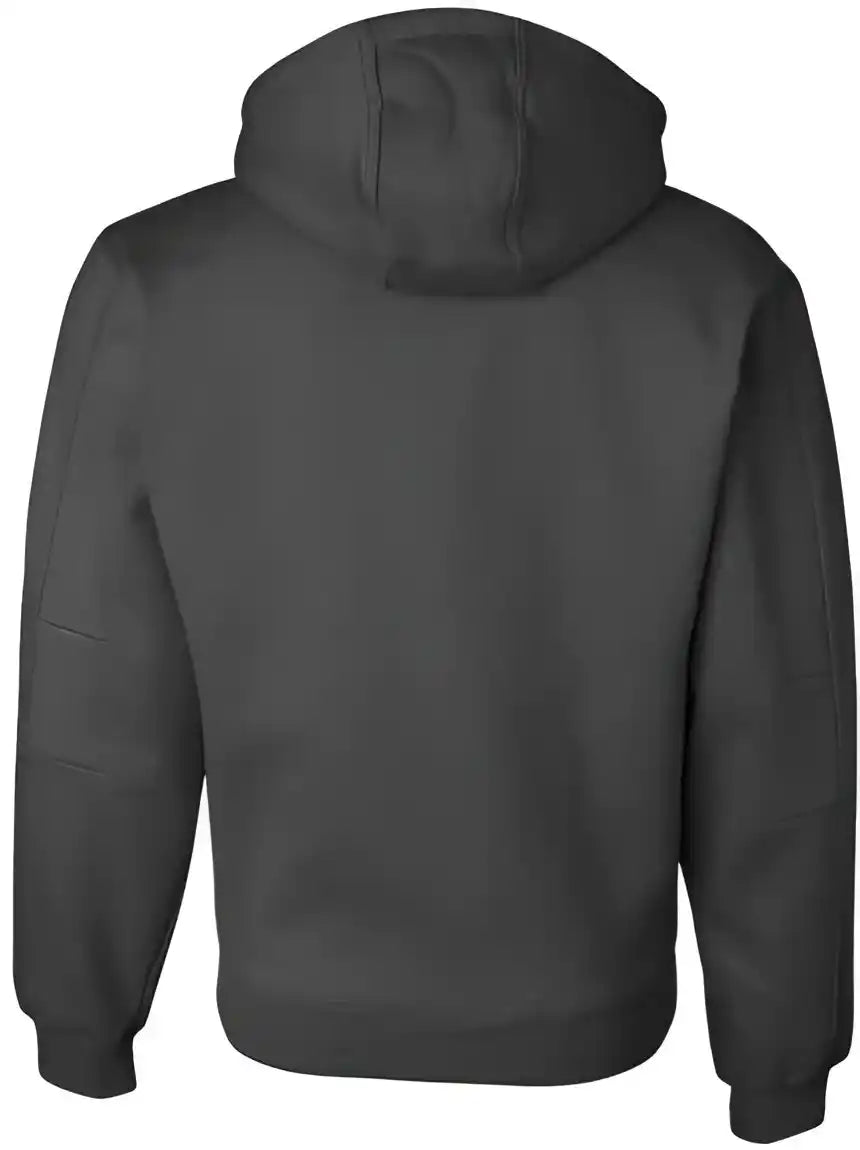 Dri Duck 7033t Crossfire Heavyweight Power Fleece Hooded Jacket with Thermal Lining Tall Sizes Dark Oxford