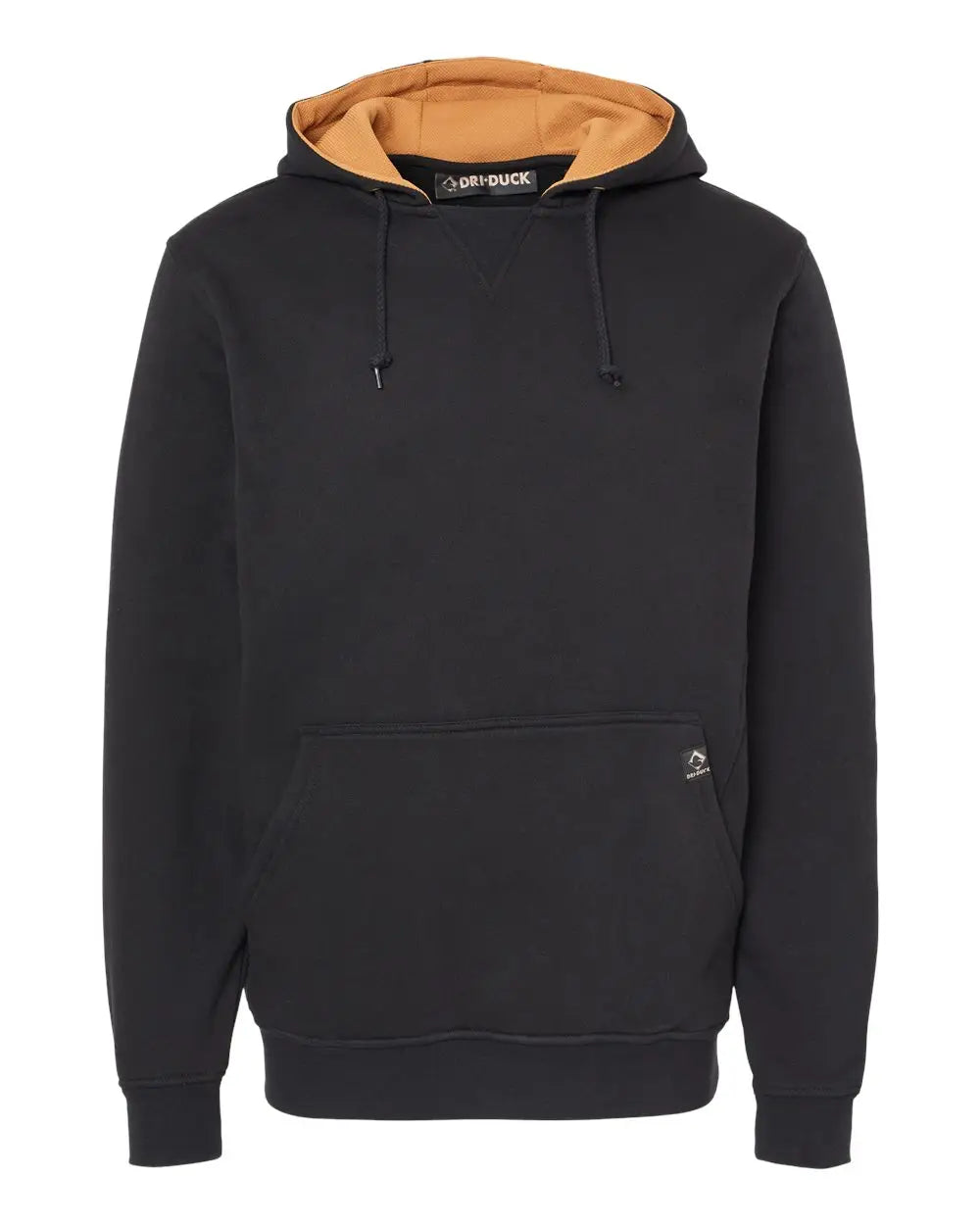 Dri Duck 7035 Woodland Fleece Hooded Pullover - Black