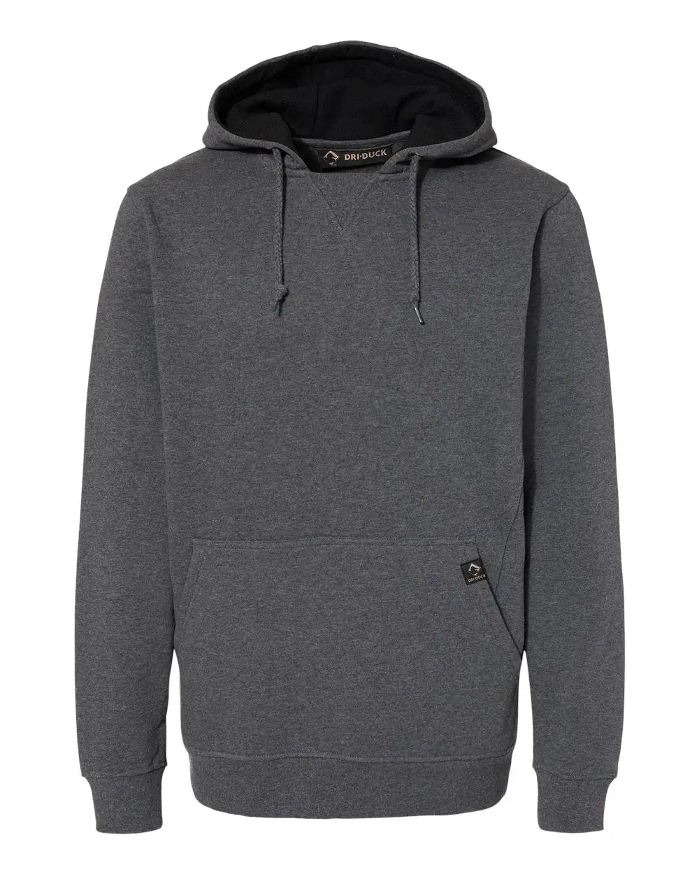 Dri Duck 7035 Woodland Fleece Hooded Pullover - Dark Oxford