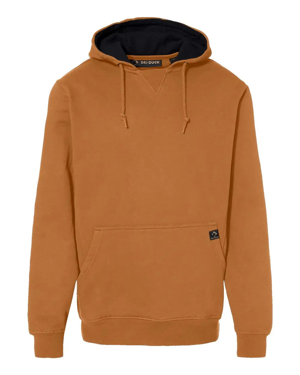 Dri Duck 7035 Woodland Fleece Hooded Pullover - Saddle