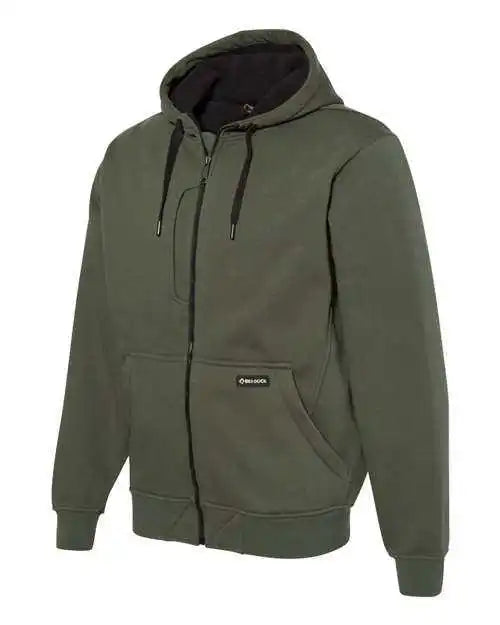 Dri Duck 7040 Bateman Bonded Power Fleece 2.0 Full-zip Jacket - Fatigue