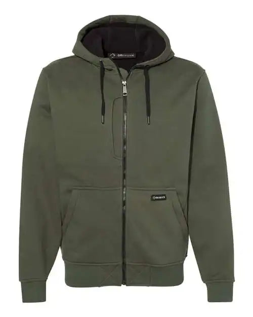 Dri Duck 7040 Bateman Bonded Power Fleece 2.0 Full-zip Jacket - Fatigue