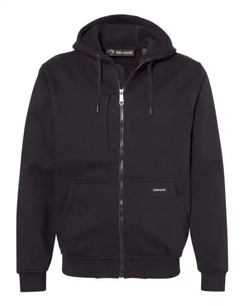 Dri Duck 7040 Bateman Bonded Power Fleece 2.0 Full-zip Jacket - Black
