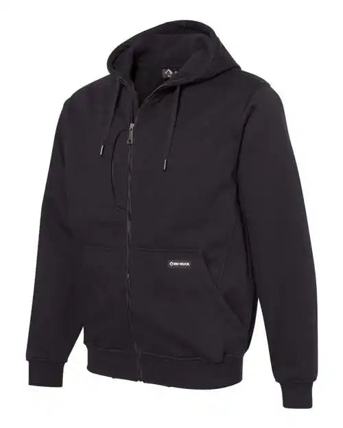 Dri Duck 7040 Bateman Bonded Power Fleece 2.0 Full-zip Jacket - Black
