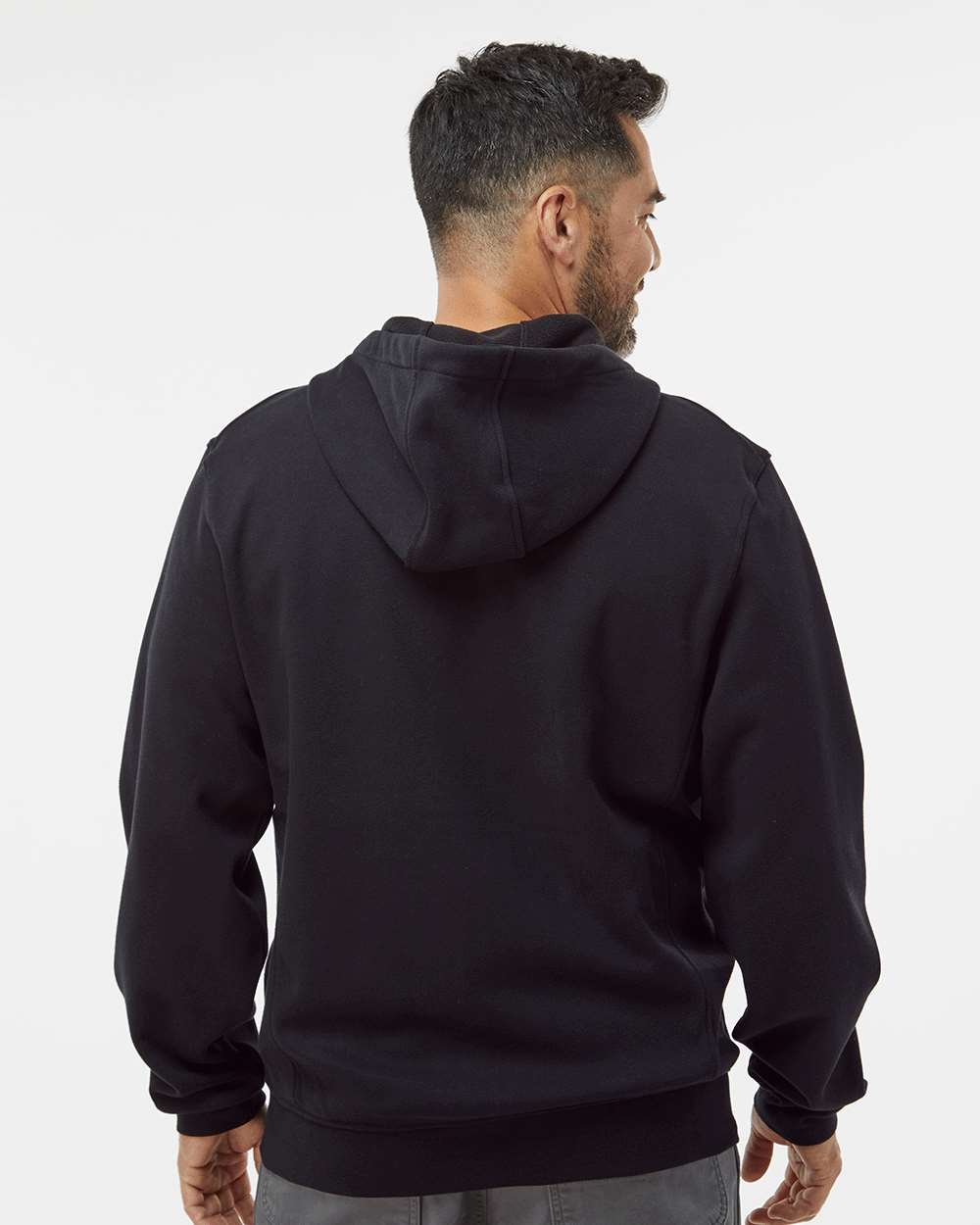 Dri Duck 7040d Men’s Bateman Bonded Power Fleece 2.0 Full-zip Jacket - 7040 - Black