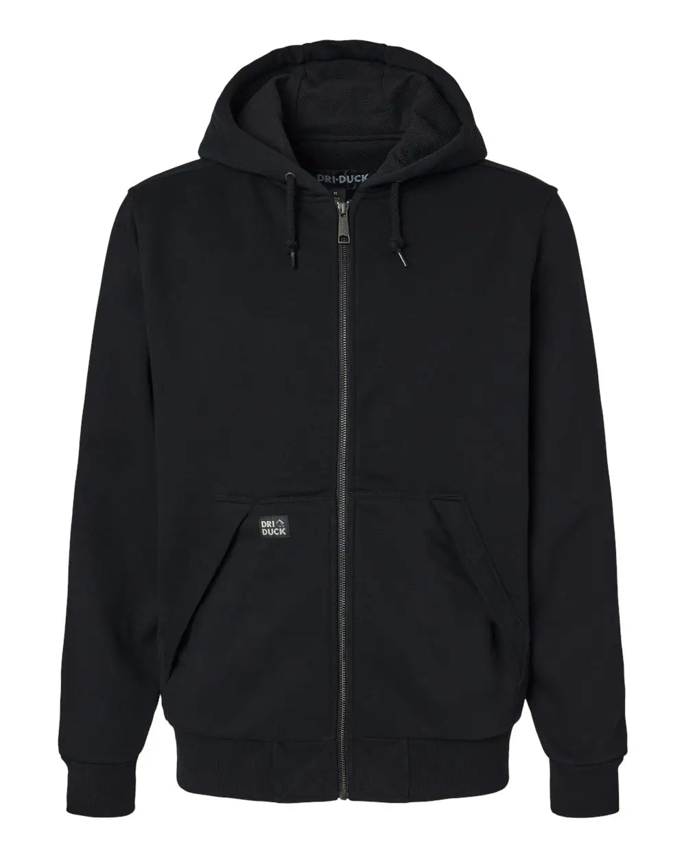 Dri Duck 7348 Mission Full-zip Hooded Jacket - Black / m