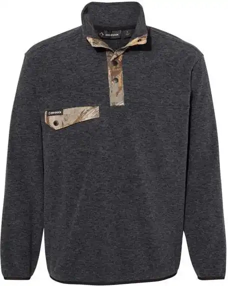 Dri Duck 7352 Denali Mountain Fleece Pullover Charcoal Realtree Xtra