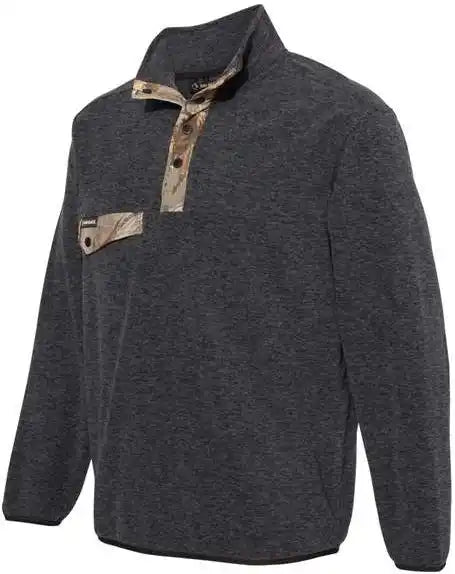 Dri Duck 7352 Denali Mountain Fleece Pullover Charcoal Realtree Xtra