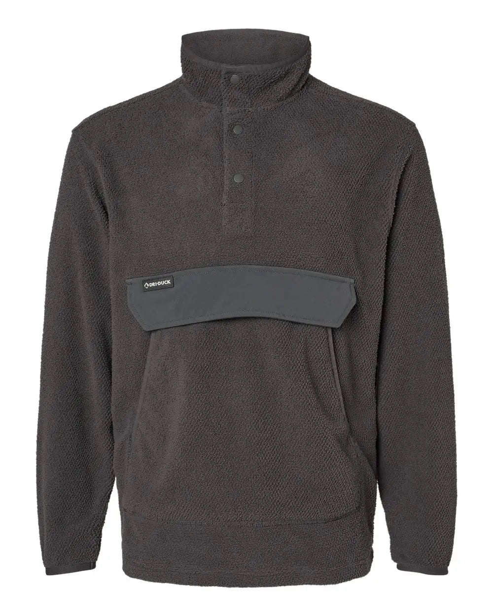 Dri Duck 7356 Timber Mountain Fleece Pullover - Charcoal - Dark Gray / s