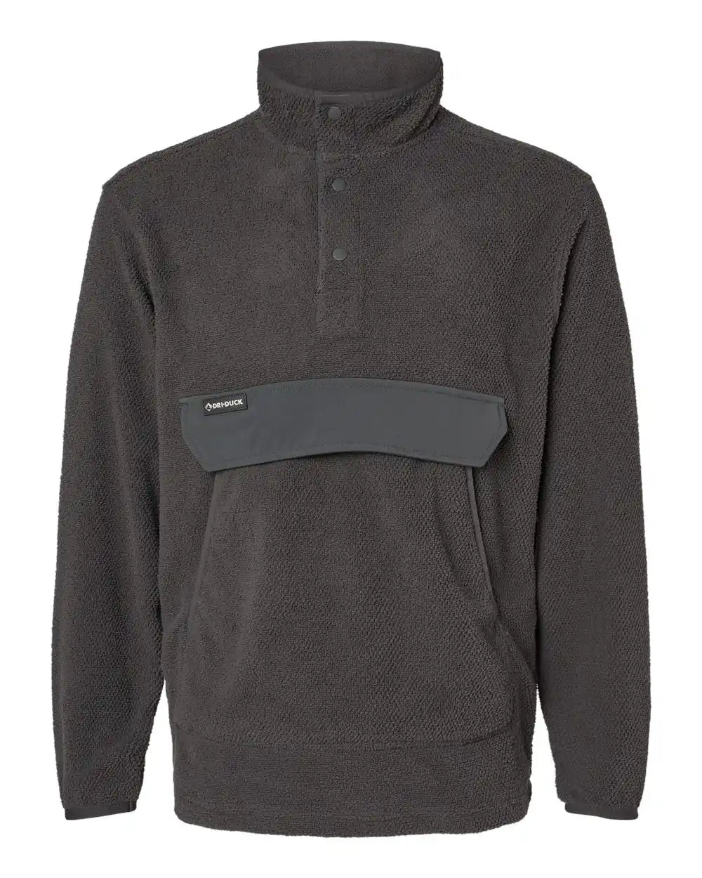 Dri Duck 7356 Timber Mountain Fleece Pullover - Charcoal - s