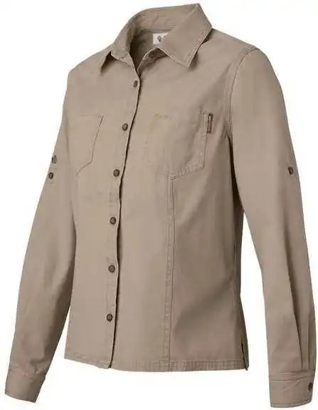 Dri Duck 8284 Sawtooth Collection Women’s Mortar Long Sleeve Shirt Rope