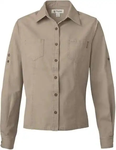 Dri Duck 8284 Sawtooth Collection Women’s Mortar Long Sleeve Shirt Rope