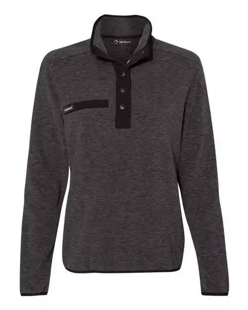 Dri Duck 9340 Women’s Denali Fleece Pullover - Charcoal