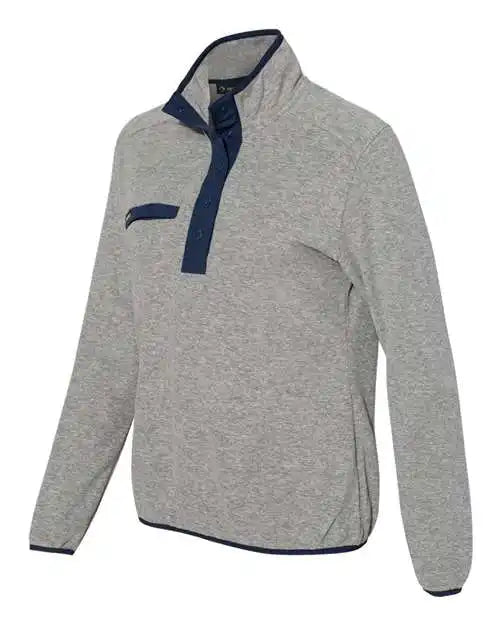 Dri Duck 9340 Women’s Denali Fleece Pullover - Platinum