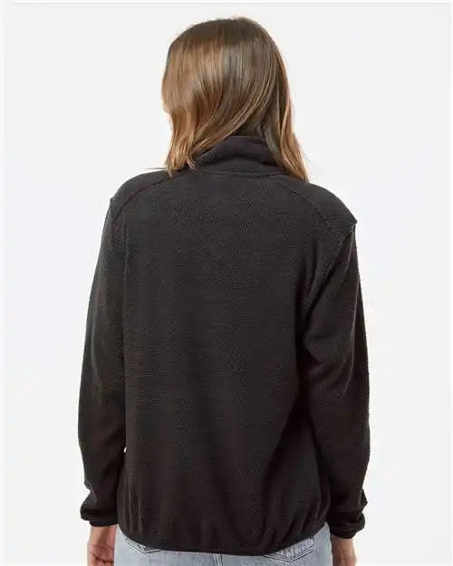 Dri Duck 9345 Women’s Cypress Sherpa Mountain Fleece - Charcoal