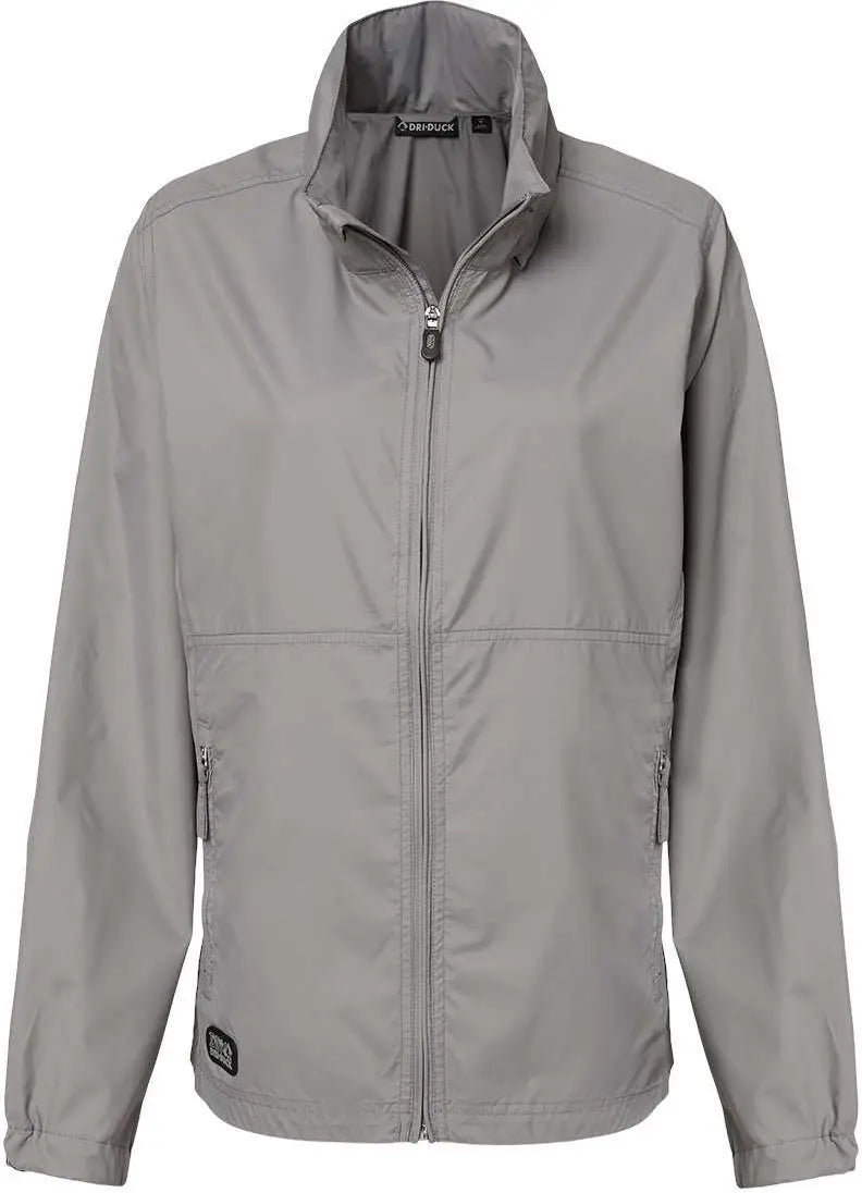 Dri Duck 9403 Women’s Riley Packable Jacket - Grey - Gray / 3xl