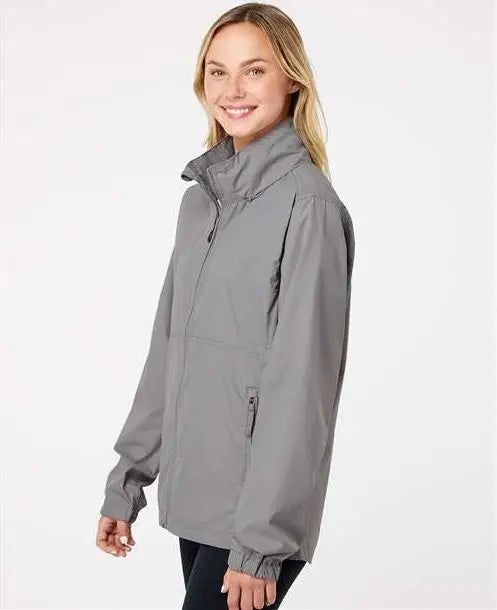 Dri Duck 9403 Women’s Riley Packable Jacket - Grey - Gray / 3xl