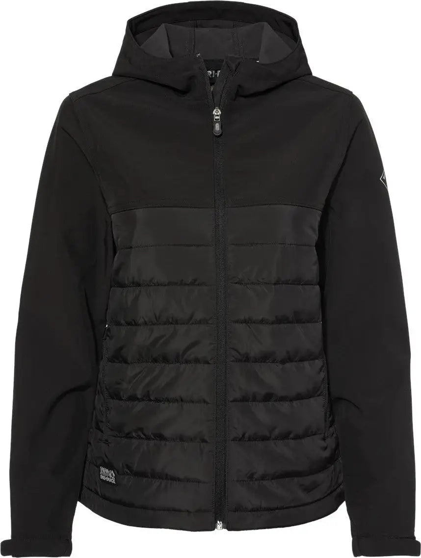 Dri Duck 9415 Women’s Vista Soft Shell Puffer Jacket - Black
